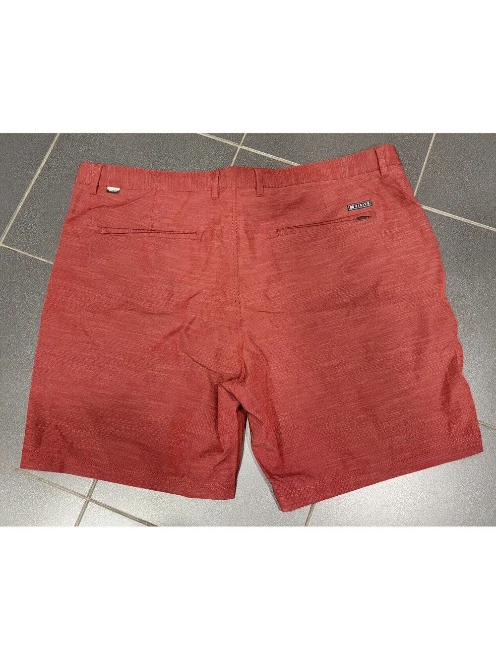 Visive Men’s Hybrid Shorts Size 40 Lot Of 2 Tan And Red